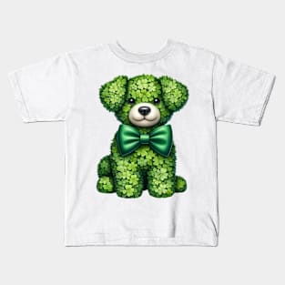 Clover Dog St Patricks Day Kids T-Shirt